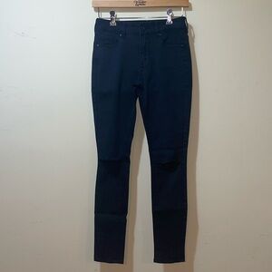 Women’s Bullhead Denim Co High Rise Skinniest Black Distressed Jeans